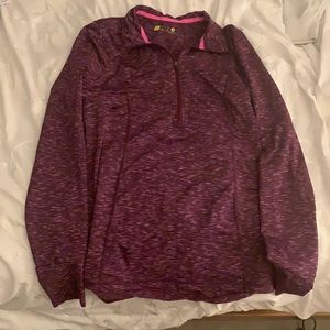 Xersion Slim Fit Half Zip Up Long Sleeve Tee